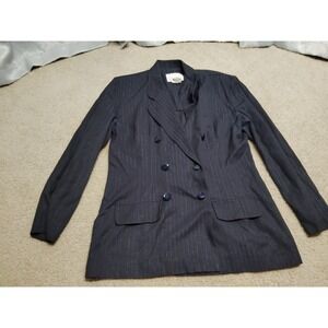 Vintage Lois Synder X Dani Max Striped Blazer Women's 14 USA Made